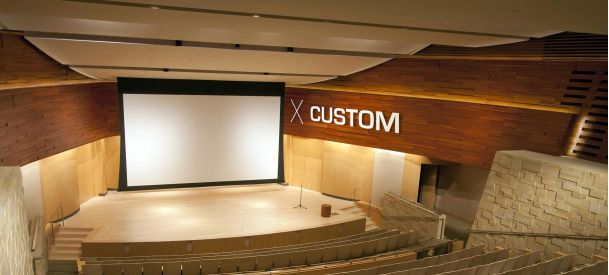 Auditorium screen view