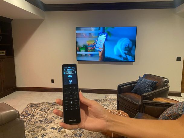 Universal Savant Remote and TV